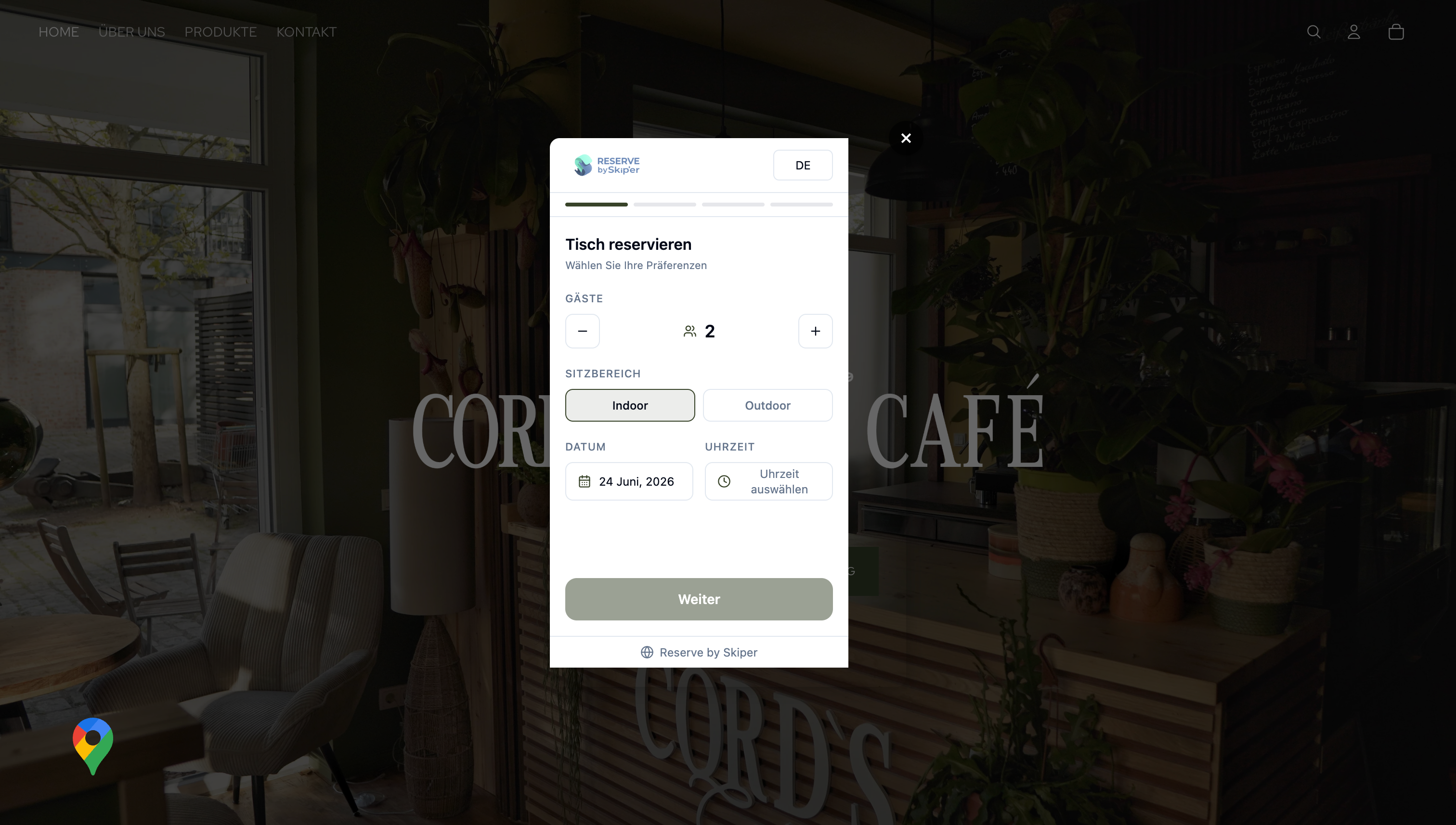 Skiper Website-Widget